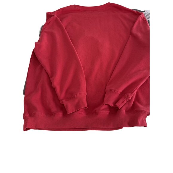 Sanrio Cinnamoroll Mushrooms Sweatshirt Red Embroidered Hello Kitty Womens 1X - Picture 4 of 5